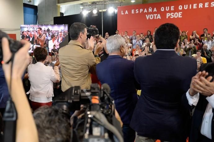 Las Palmas de Gran Canaria. Mitin de Pedro Sánchez  | 14/04/2019 | Fotógrafo: José Carlos Guerra