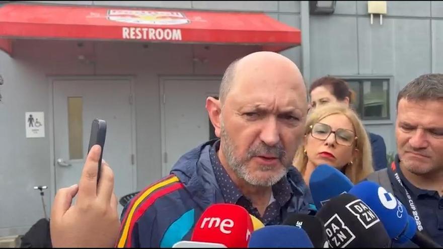 Rafael Louzán en alusión a los abucheos a De la Fuente: "No queremos polémicas con Argentina"