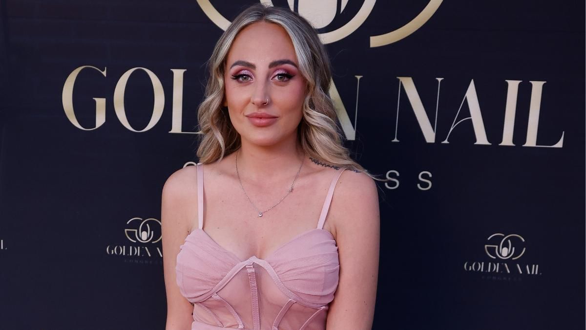 Rocío Flores en un evento