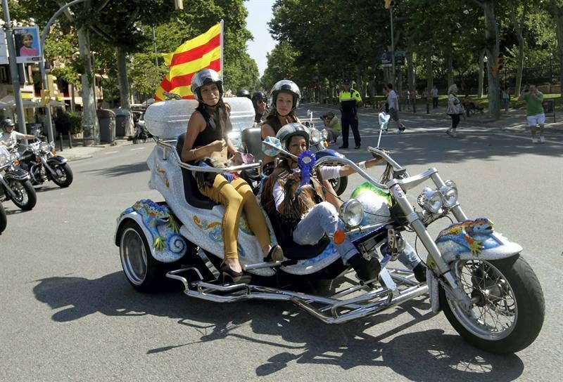 Fotogalería: Desfile de motos de Harley Davidson en Barcelona