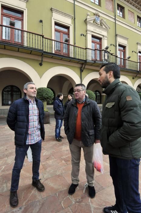 Presentación del derbi Langreo- Tuilla