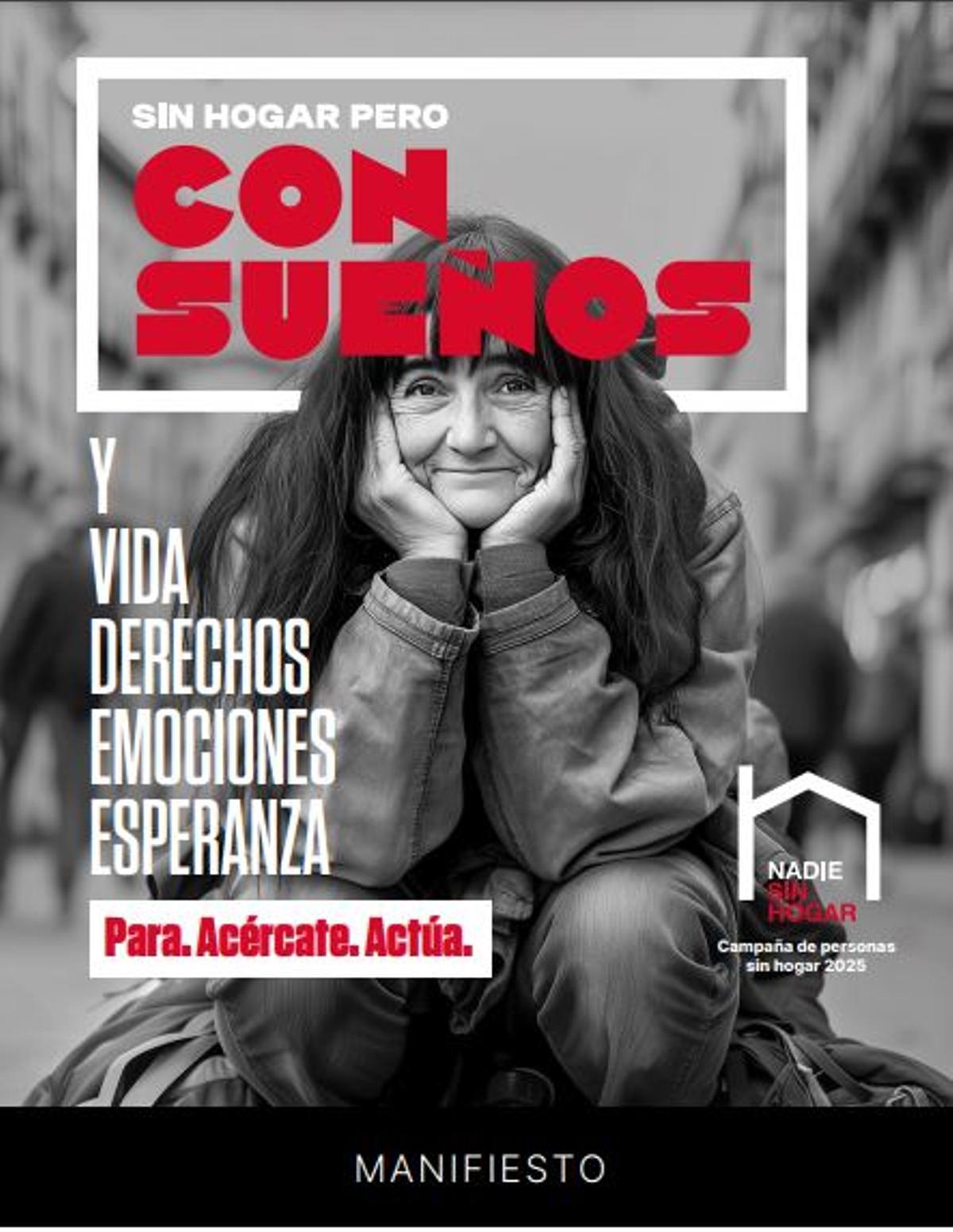 Cartel de la campaña de Cáritas