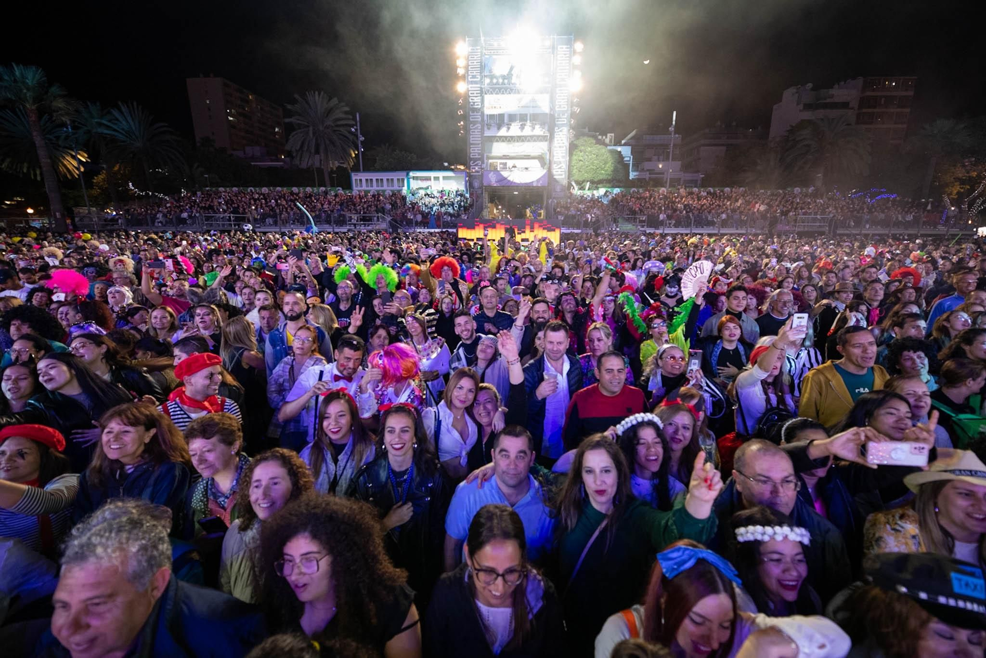 Concierto de Carlos Baute en el Carnaval de Las Palmas de GC