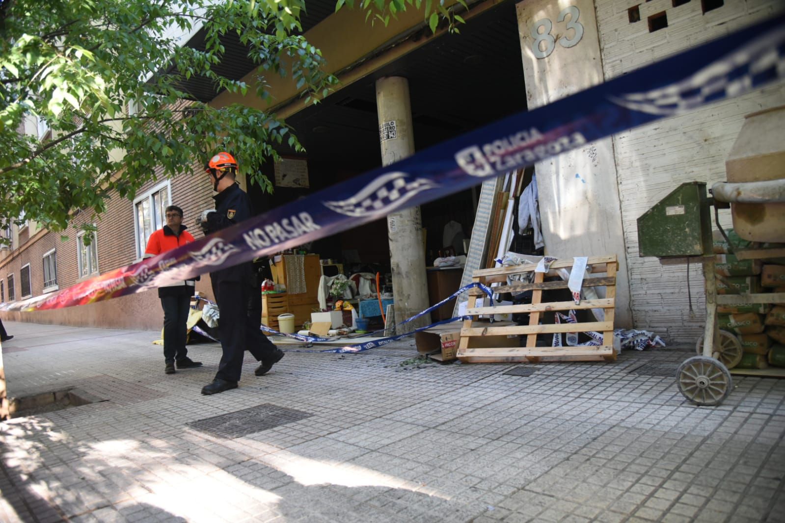 Incendio en un edificio okupado en Las Fuentes