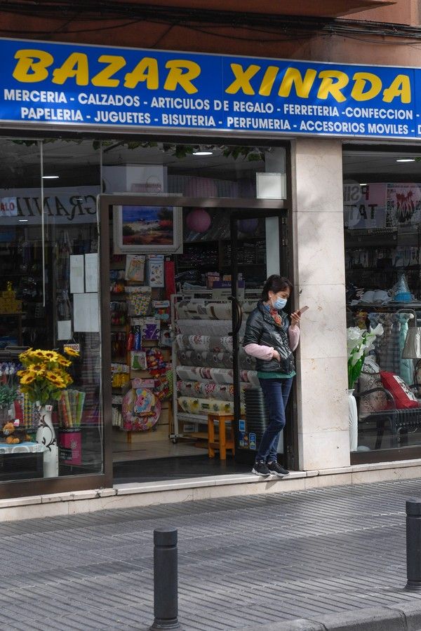 Comercios chinos en la capital grancanaria