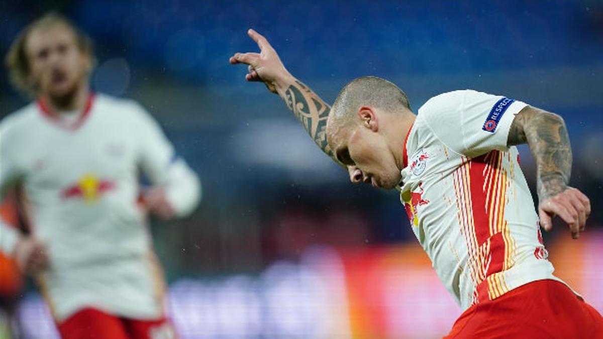 Un estelar Angeliño comanda la victoria del Leipzig