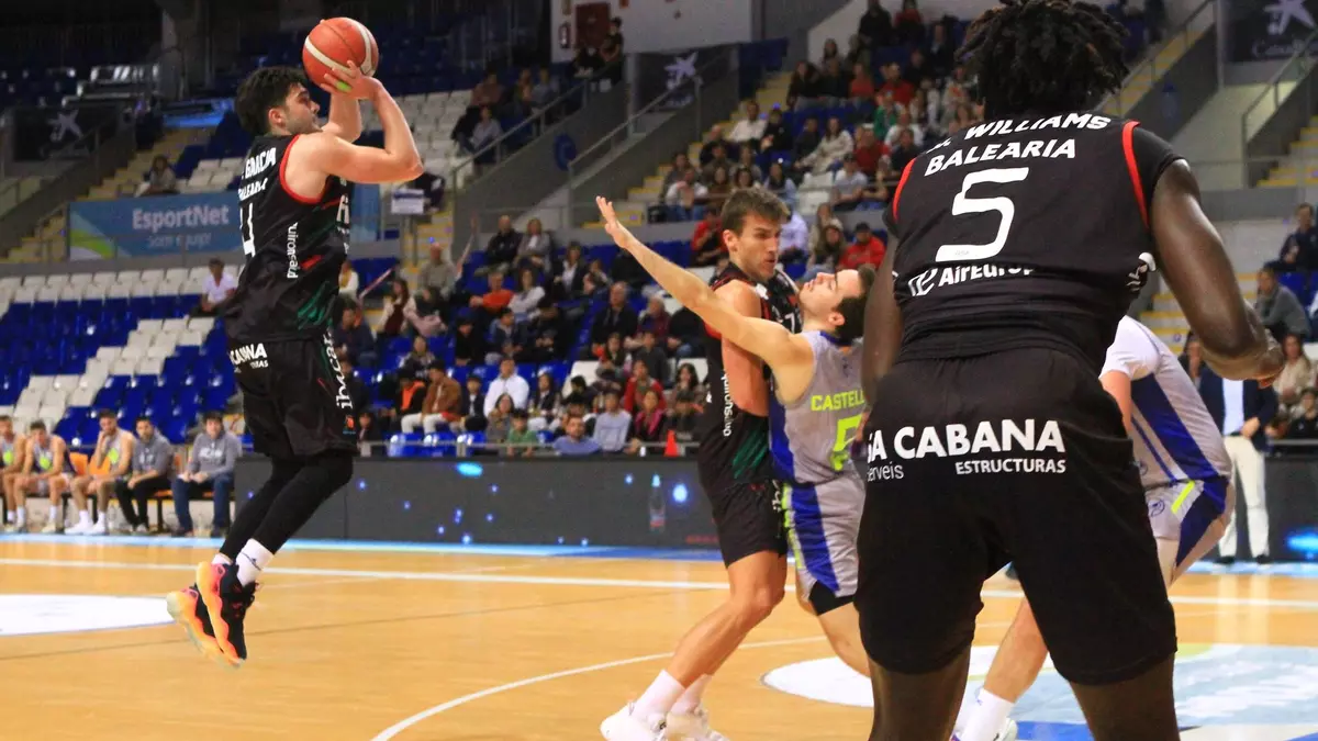 El zaragozano Javi García anota 35 puntos en 32 minutos con el Fibwi Palma