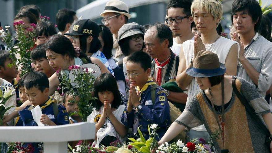 La ciudad de Hiroshima conmemora el 68 aniversario del bombardeo atómico