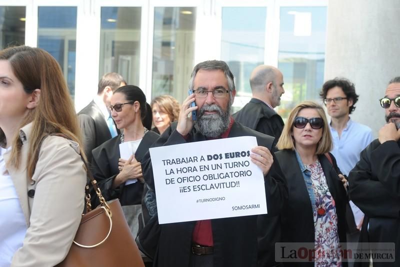 Huelga de jueces y fiscales en Murcia