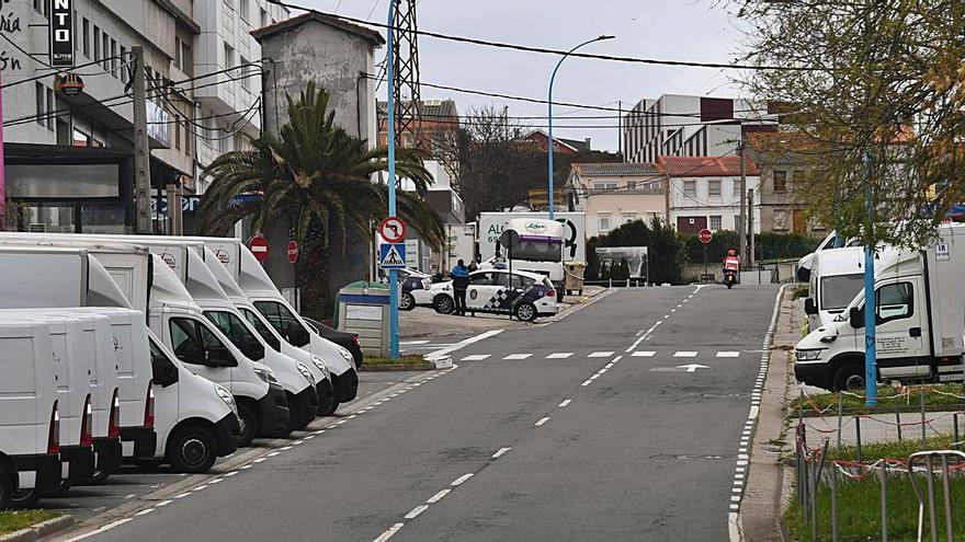 Una calle del polígono de Agrela. |   // CARLOS PARDELLAS