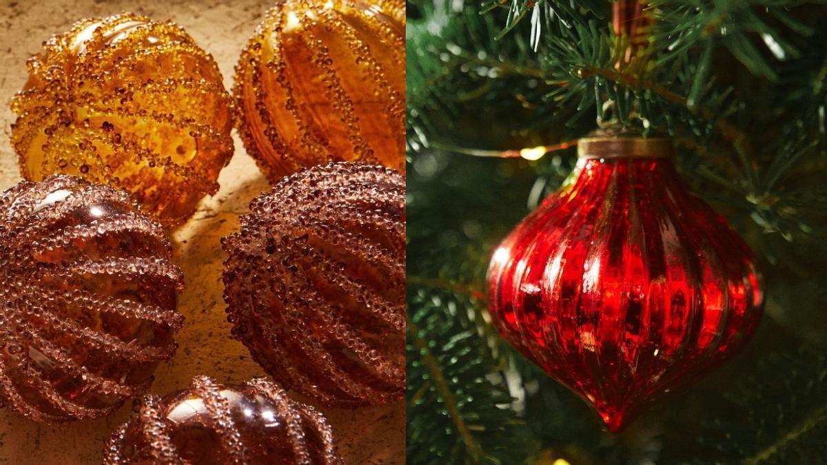 Decoración de Navidad | Las bolas de Navidad de cristal de Zara Home