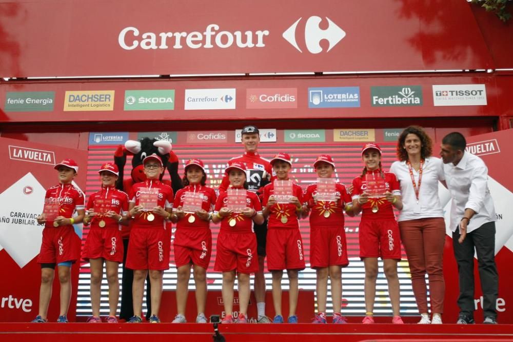 La Vuelta a España a su llegada a Alhama de Murcia