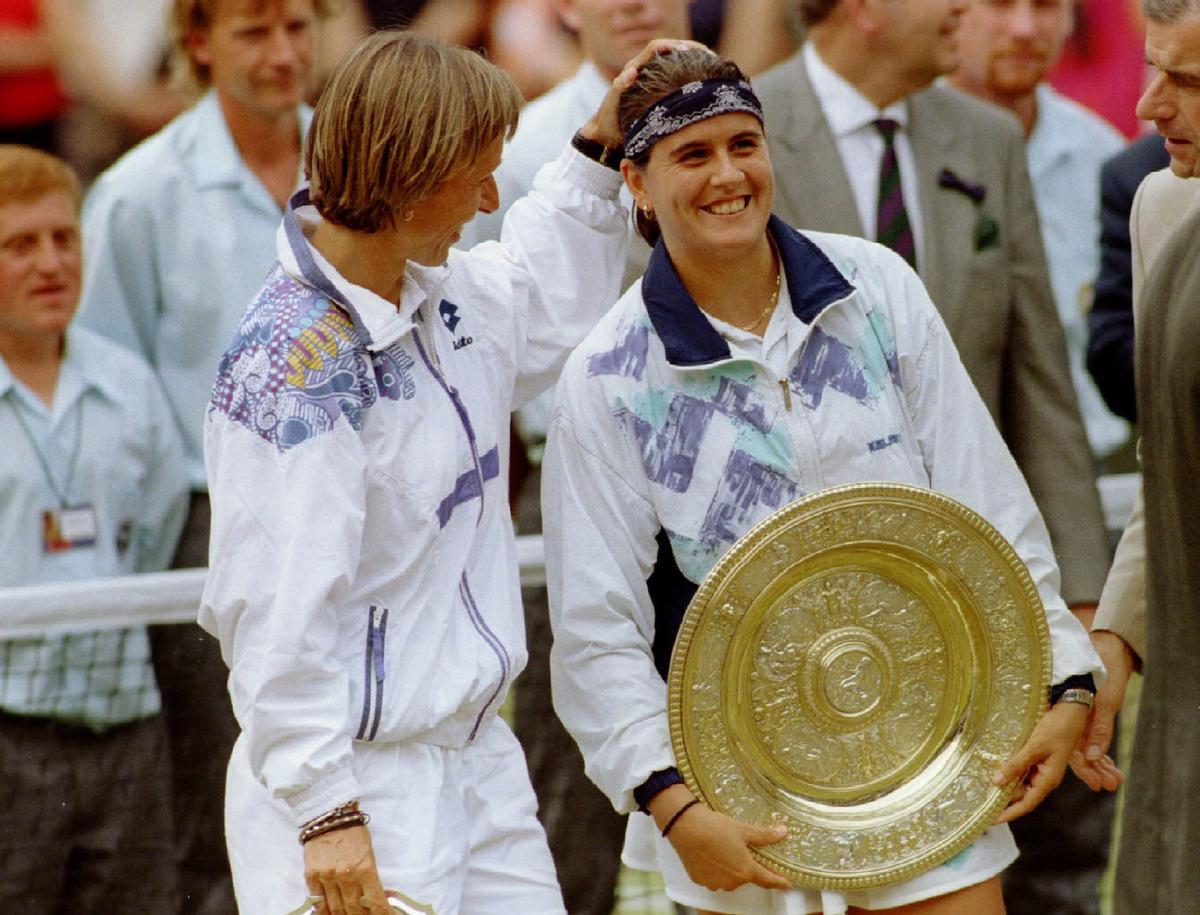 Conchita Martínez logró una épica vitoria en 1994 ante Martina Navratilova.