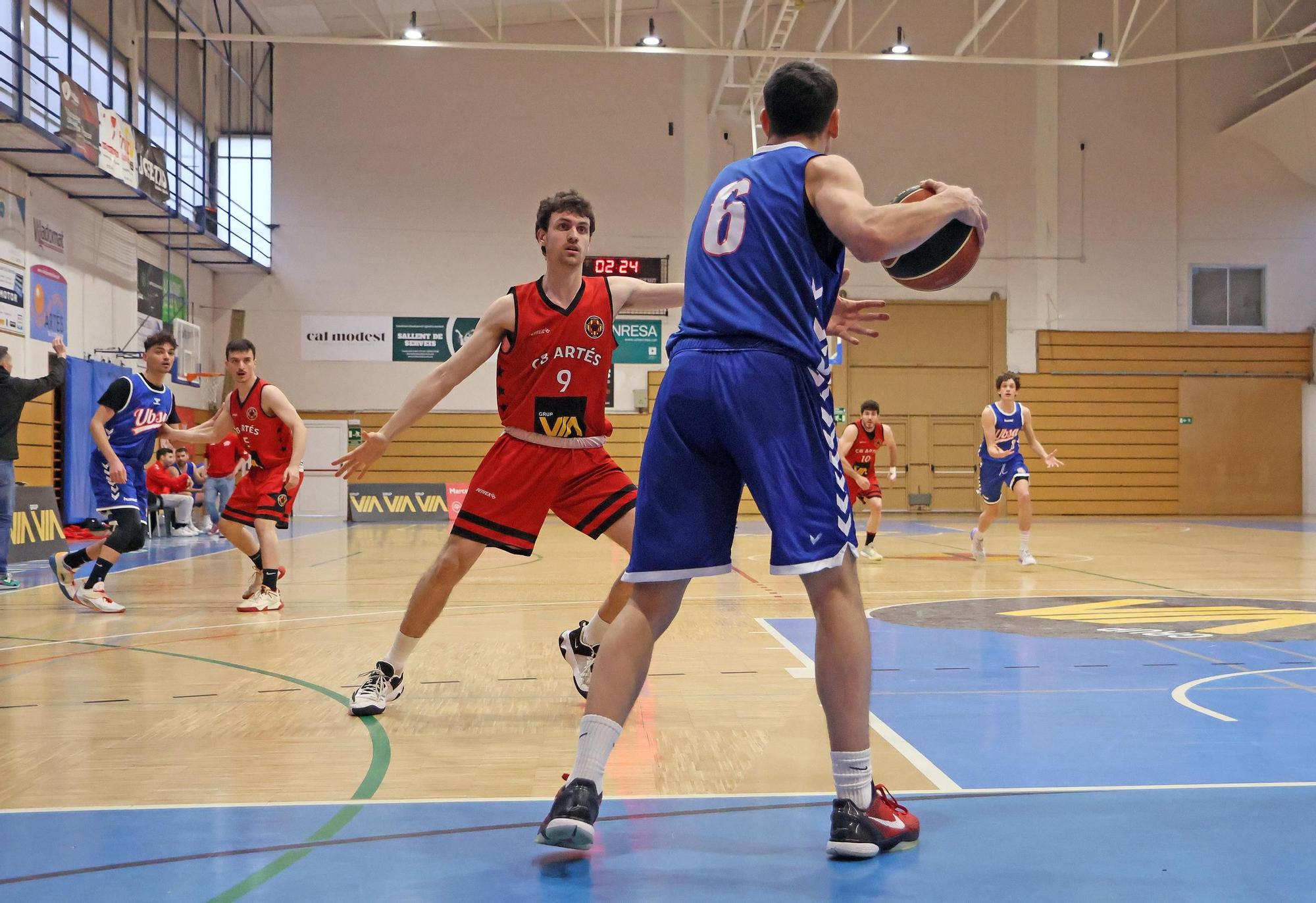 Imatges del Grup Via CB Artés - UB Sant Adrià de la Copa Catalunya masculina