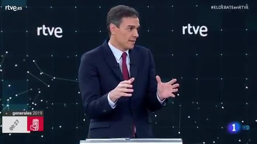 Debate a cuatro en TVE. Iniciativas del PP con Bildu