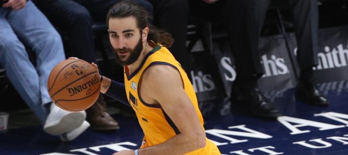 Ricky Rubio, en su duelo ante los Spurs.