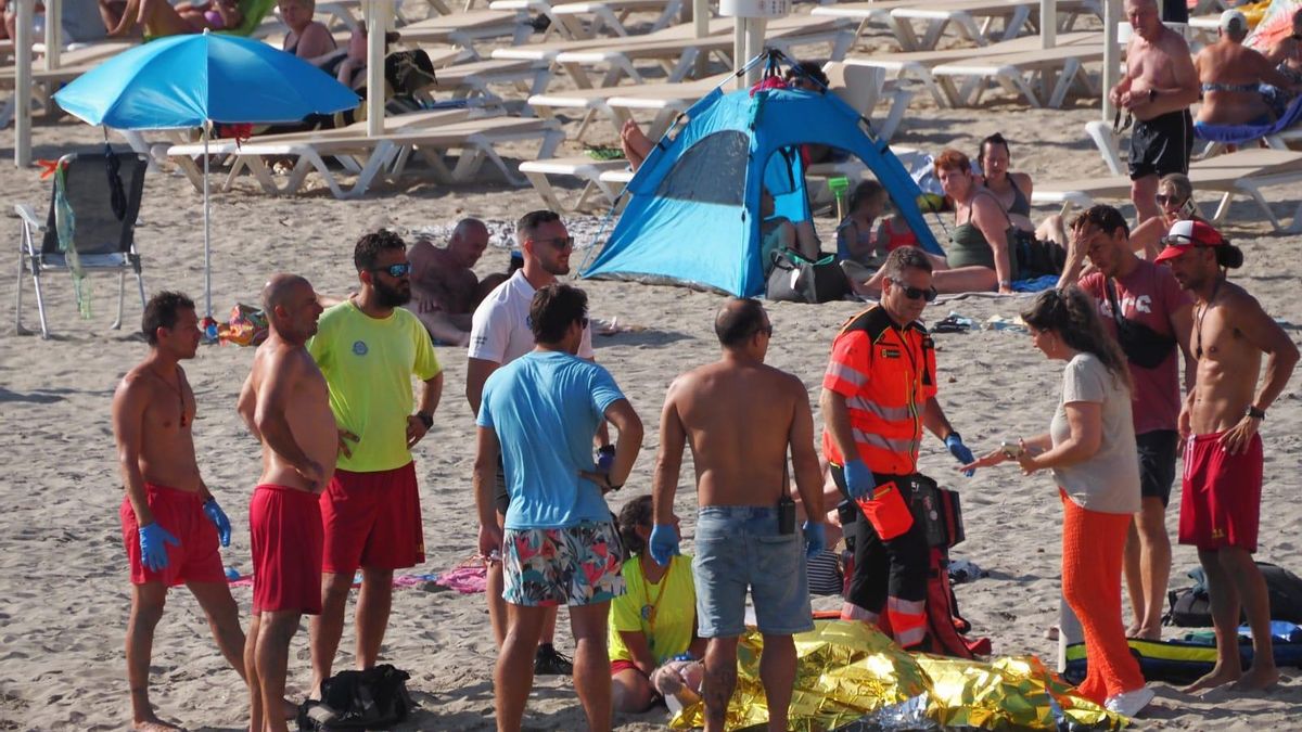 Imagen de archivo de una actuación de socorristas en Mallorca