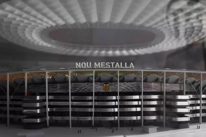 Maqueta del nuevo estadio de Mestalla