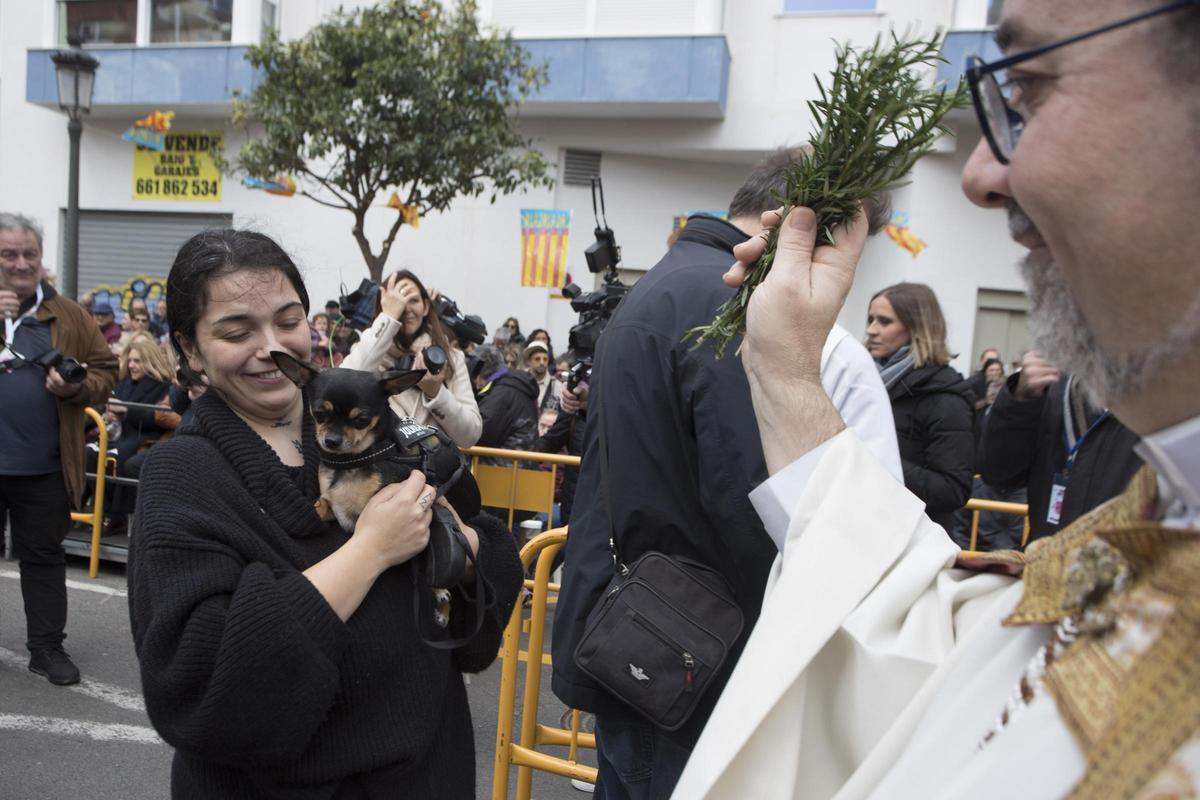 Bendición de animales en el barri de Sagunt