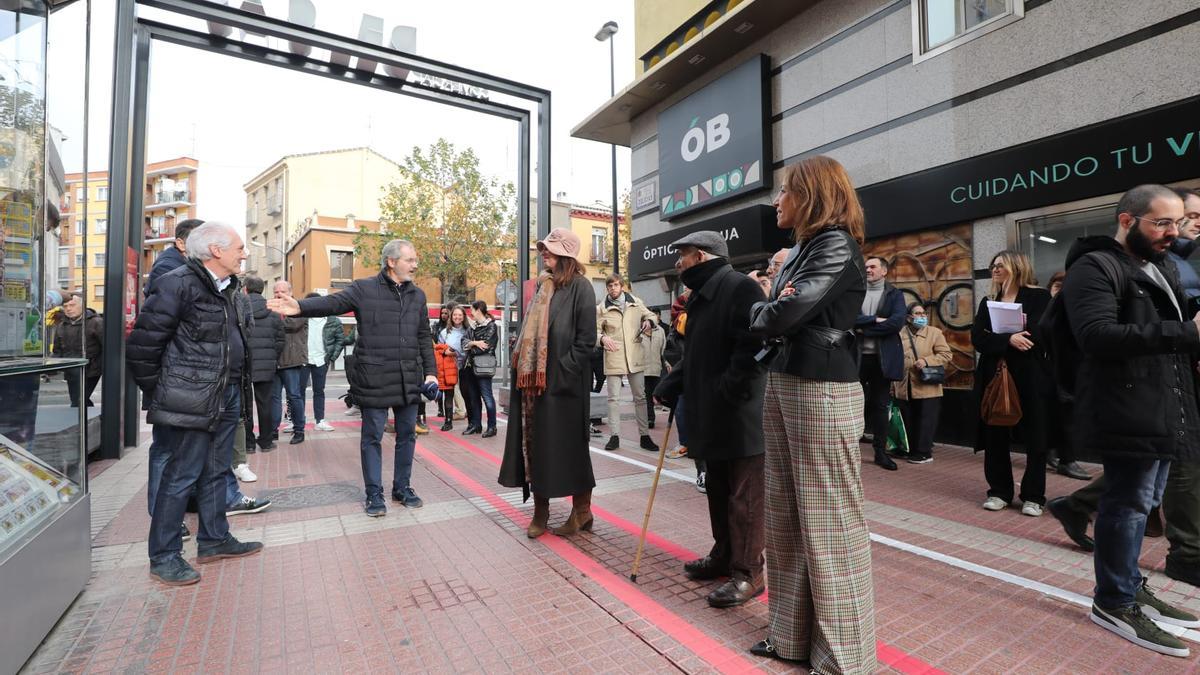 La calle Delicias de Zaragoza se convierte en un paseo comercial