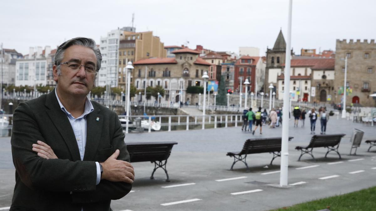 Pablo González, presidente del PP en Gijón