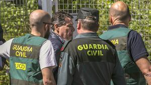 González ha sortit de la Comandància de la Guàrdia Civil de Tres Cantos.