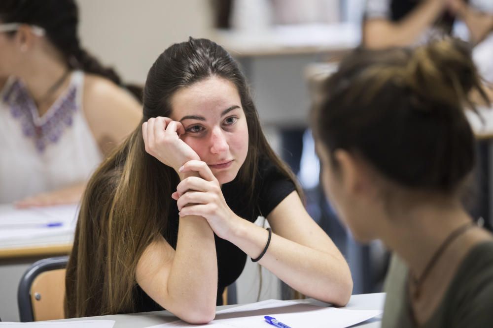 Primer día de selectividad en la UPV