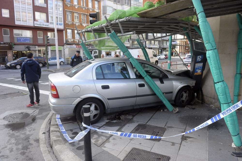 Accidente en la avenida de Oza