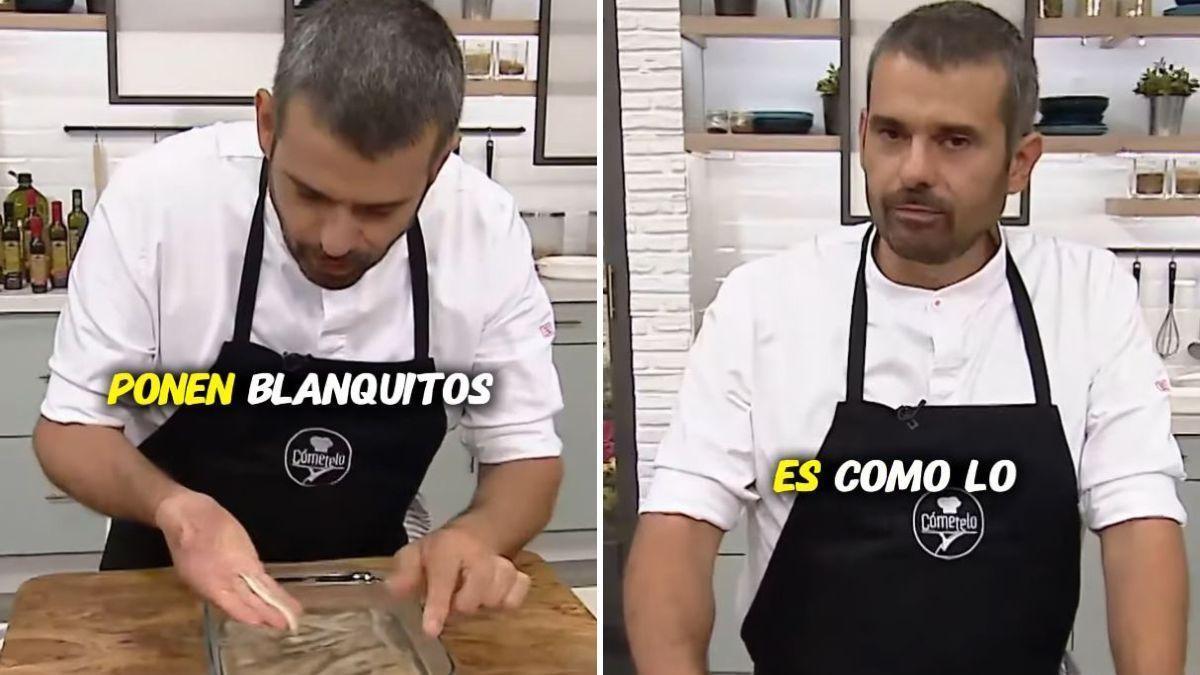 Enrique Sánchez, cocinero malagueño de Canal Sur: "Los mejores boquerones en vinagre llegan agua y una pizca de sal"