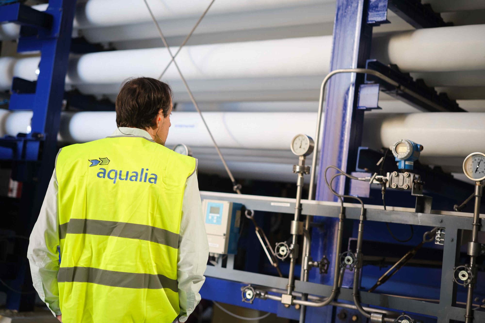 La empresa Aqualia organiza una jornada de puertas abiertas en sus instalaciones de Adeje