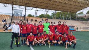 El equipo de La Cervantina, campeón de la Writers Mallorca Champions Cup