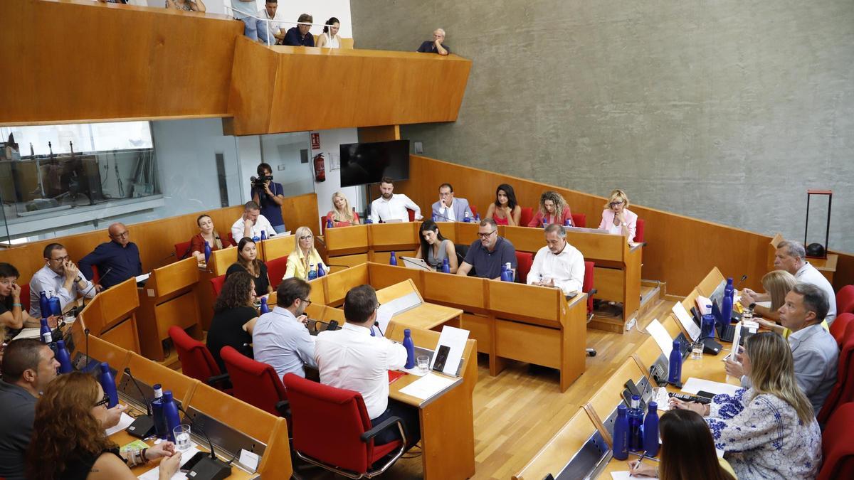 Pleno del Ayuntamiento de Lorca en una imagen de archivo.