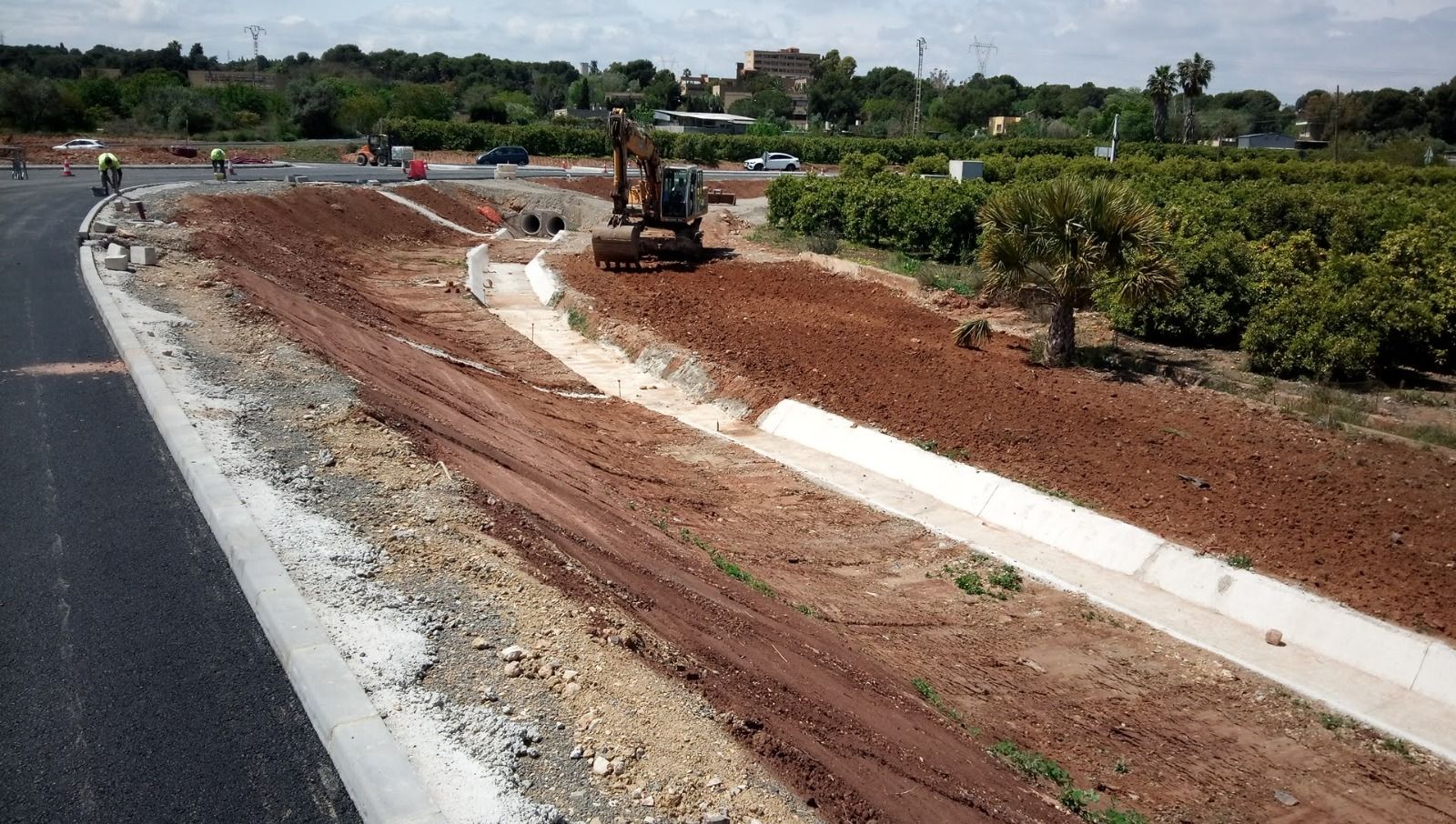 Obras de la Variante Norte de Bétera