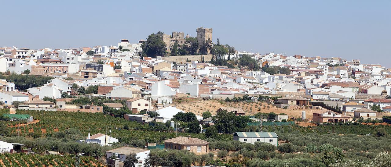 Vista del casco urbano de Montemayor, donde han aumentado los robos desde diciembre.