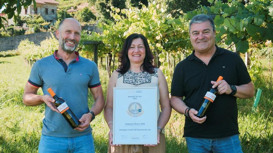 Raigames, un albariño de Moaña con una medalla internacional