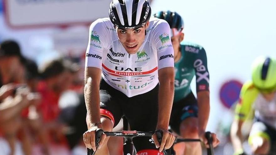 Juan Ayuso, durante la pasada Vuelta a España