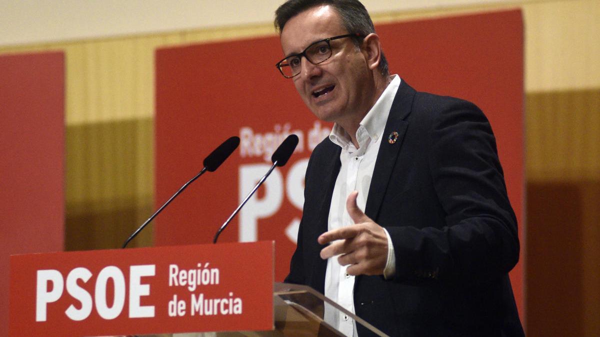 Diego Conesa, secretario general del PSRM-PSOE.