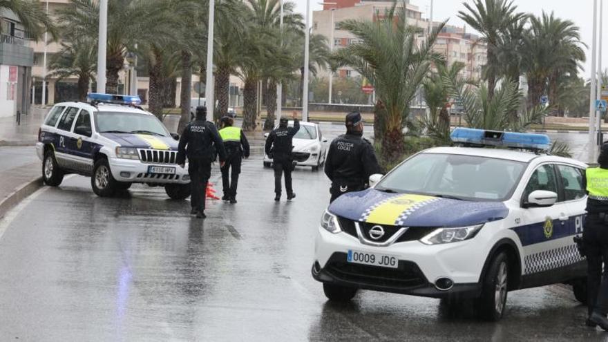 Controles policiales en Elche