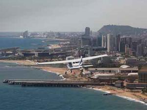 El recorregut dels avions de la Festa al Cel.