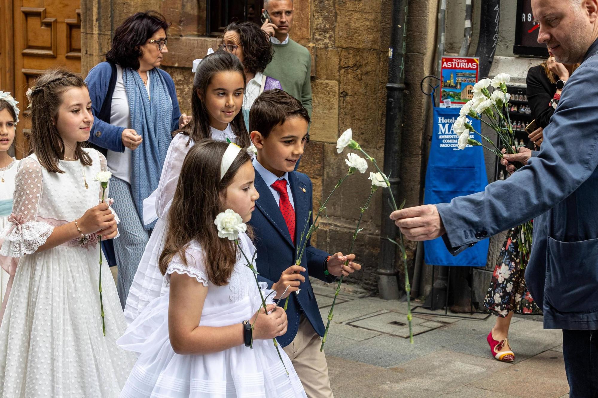 Celebración del Corpus en la Catedral de Oviedo