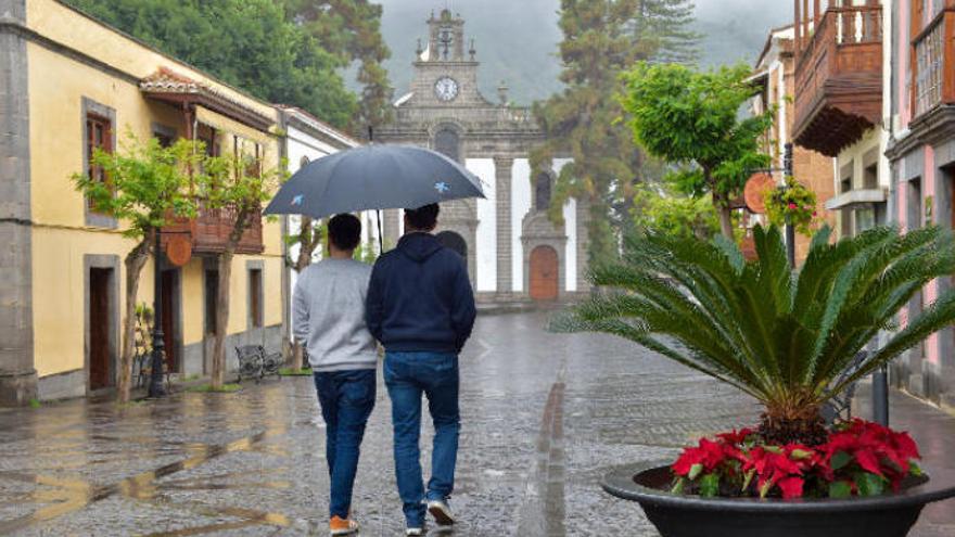 Día de lluvia en Teror