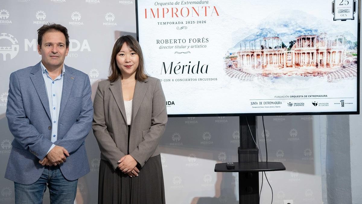 Presentación de la nueva temporada de la Orquesta de Extremadura en Mérida
