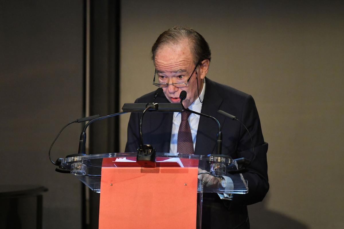 El presidente del Teatro Real, Gregorio Marañón y Bertrán de Lis.