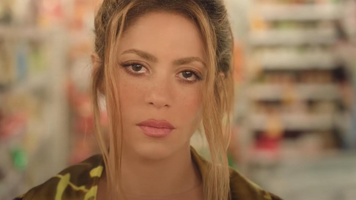 Shakira en su nuevo viodeoclip.