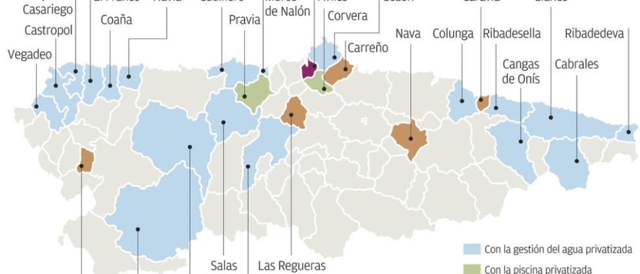 Veinte concejos tienen anomalías en sus contratos del agua, según los interventores