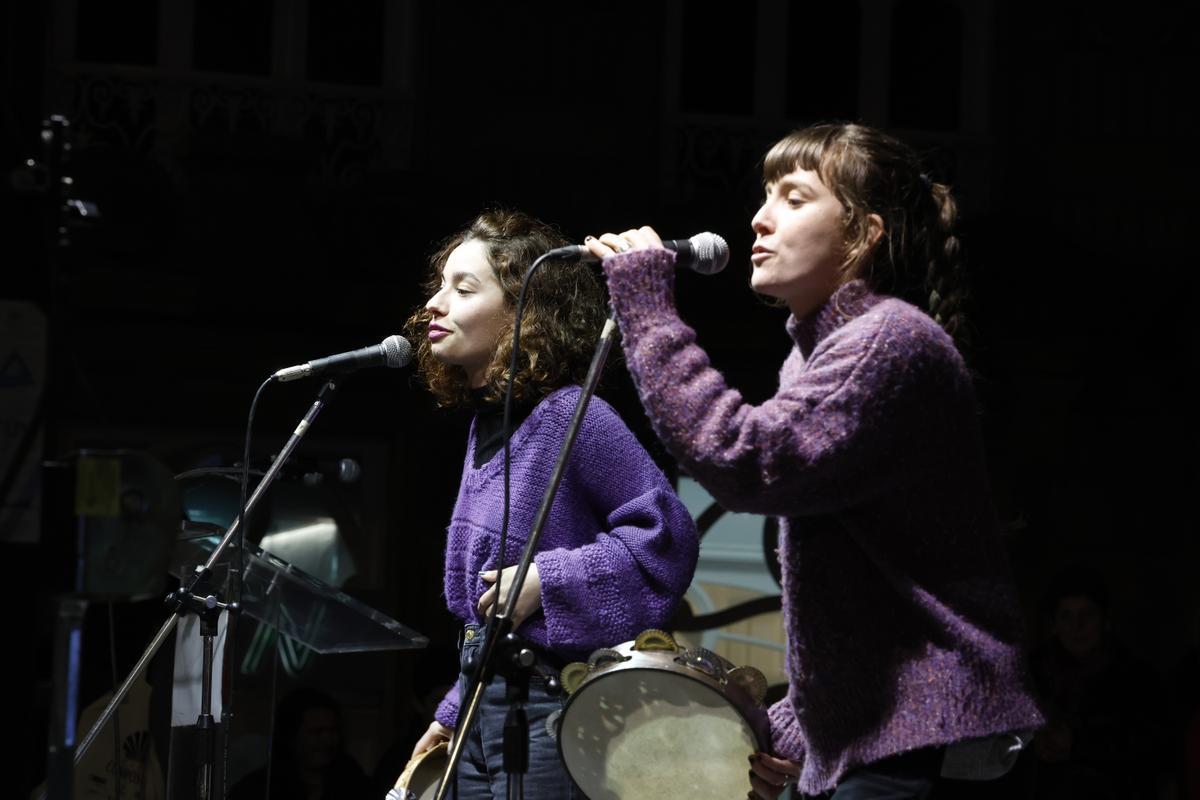Fillas de Cassandra actuando no 8M de Vigo deste ano.