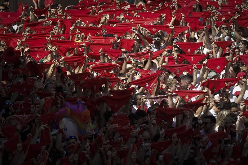 Chupinazo de los Sanfermines 2019