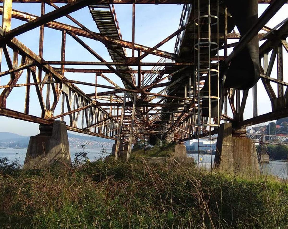 Estado que presenta el cargadero de Coto Wagner en Rande.