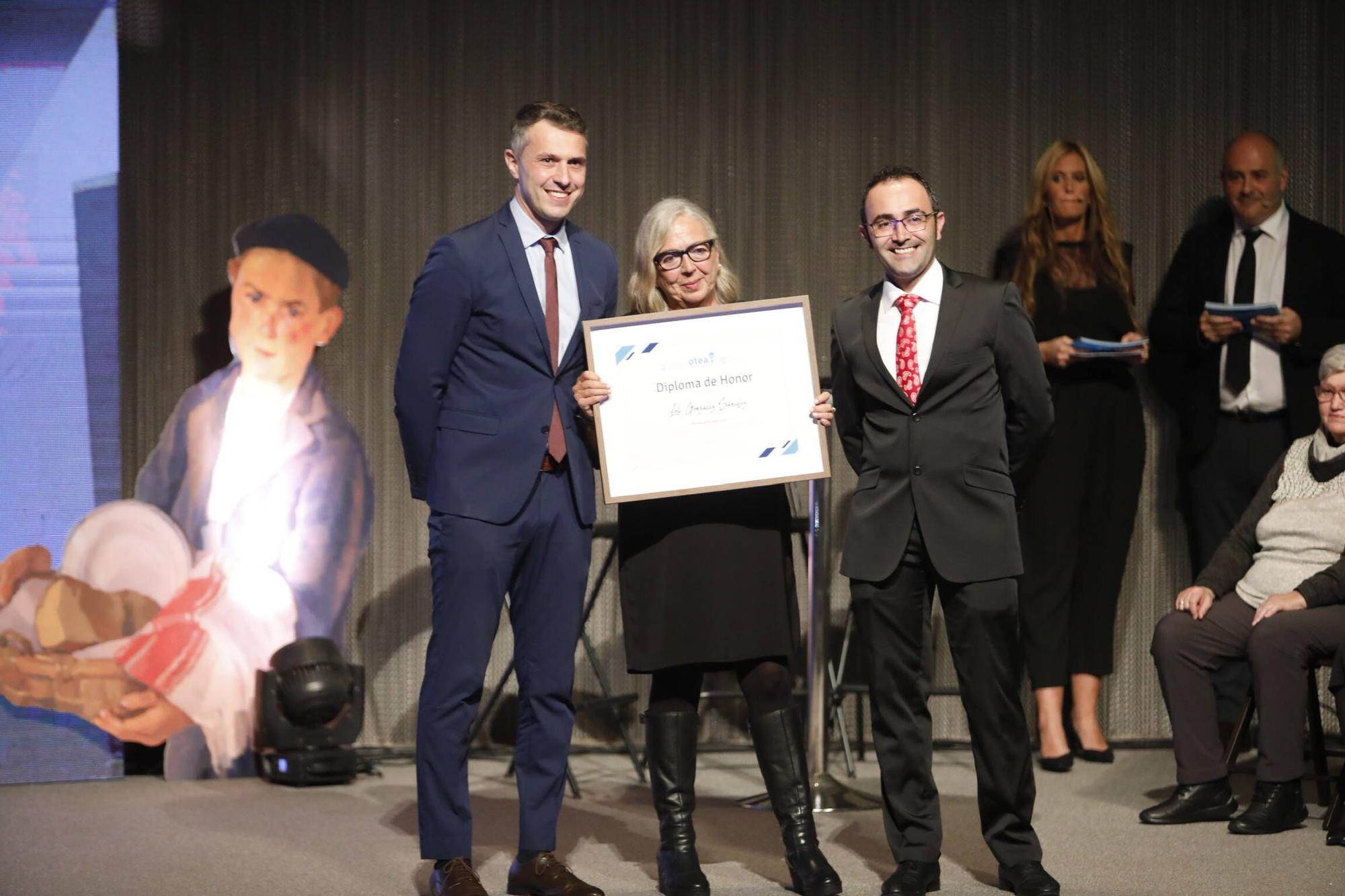 Gala de entrega de los premios de la patronal hostelera Otea, en imágenes