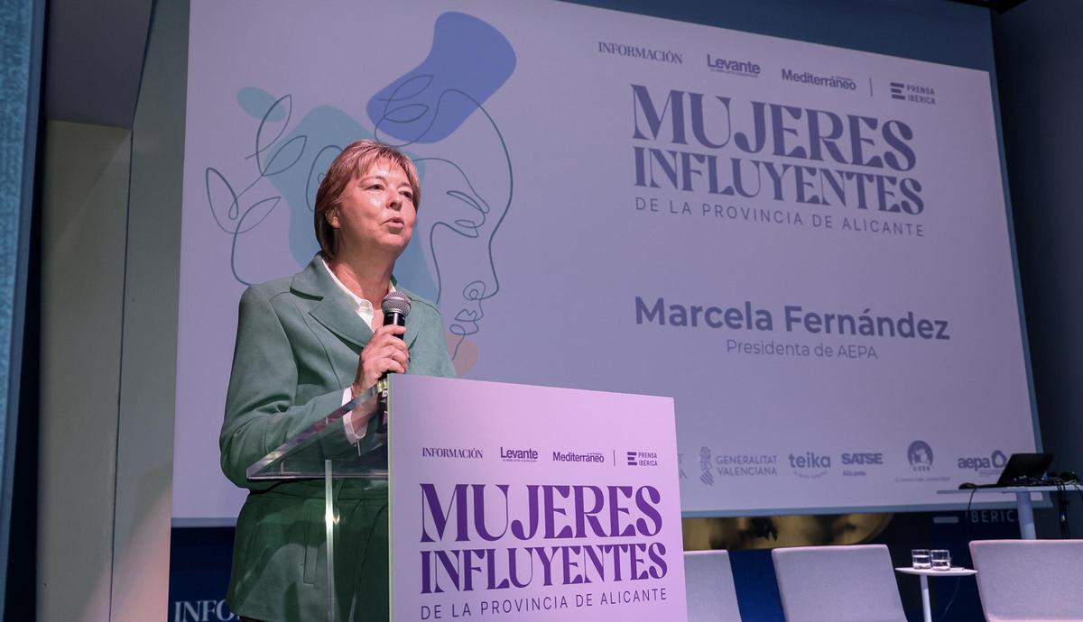 La clausura la realizó Marcela Fernández, presidenta de AEPA.